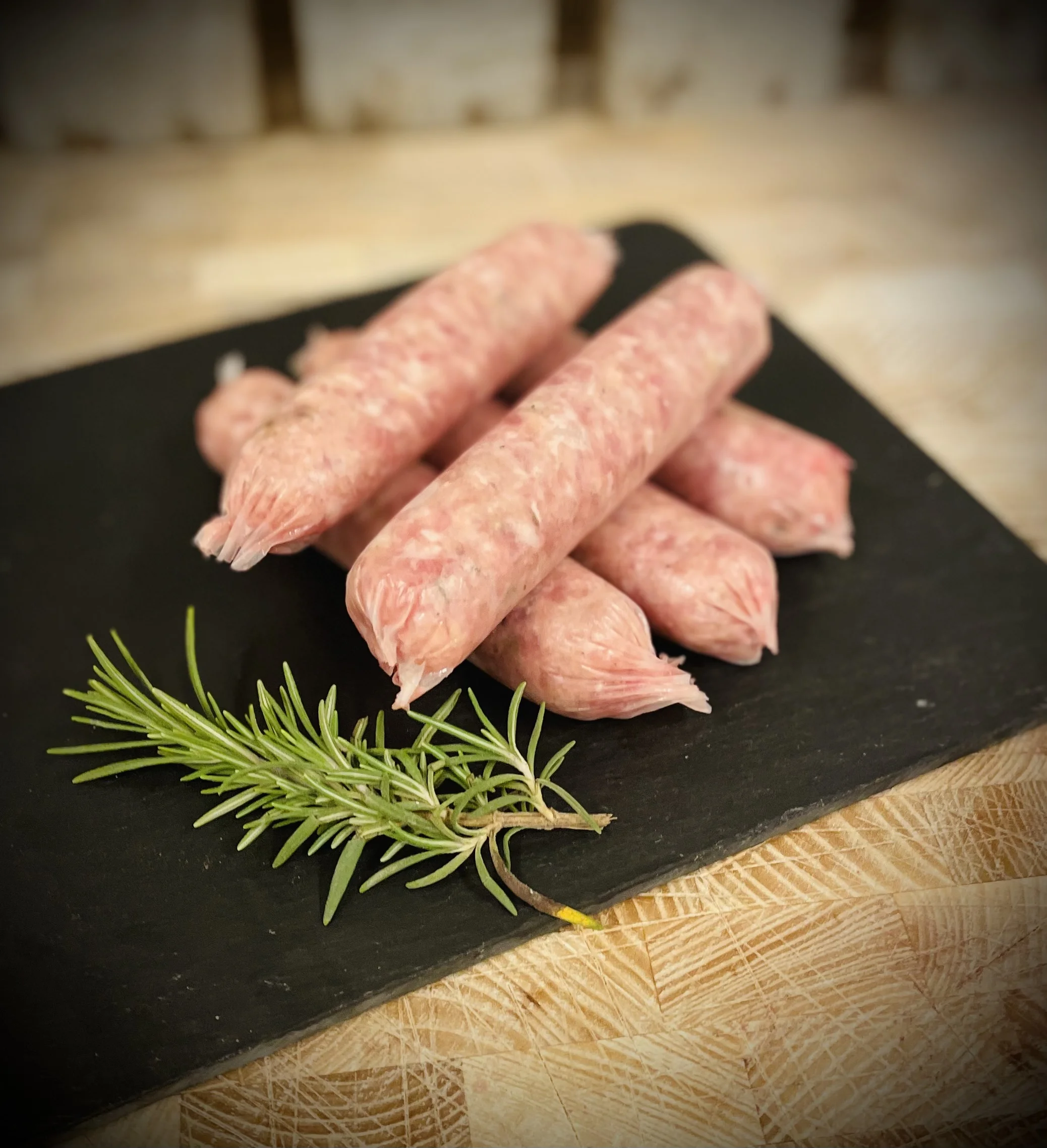 Pork & Caramelised Sausages