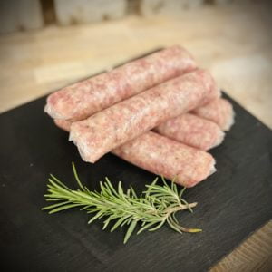 6x Pork Sausages with Cracked Black Pepper