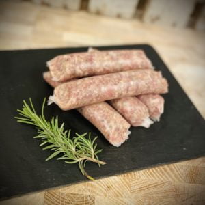 6x Pork Sausages with Sage and Red Onion