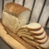 Freshly Baked Sliced White Farmhouse Bread