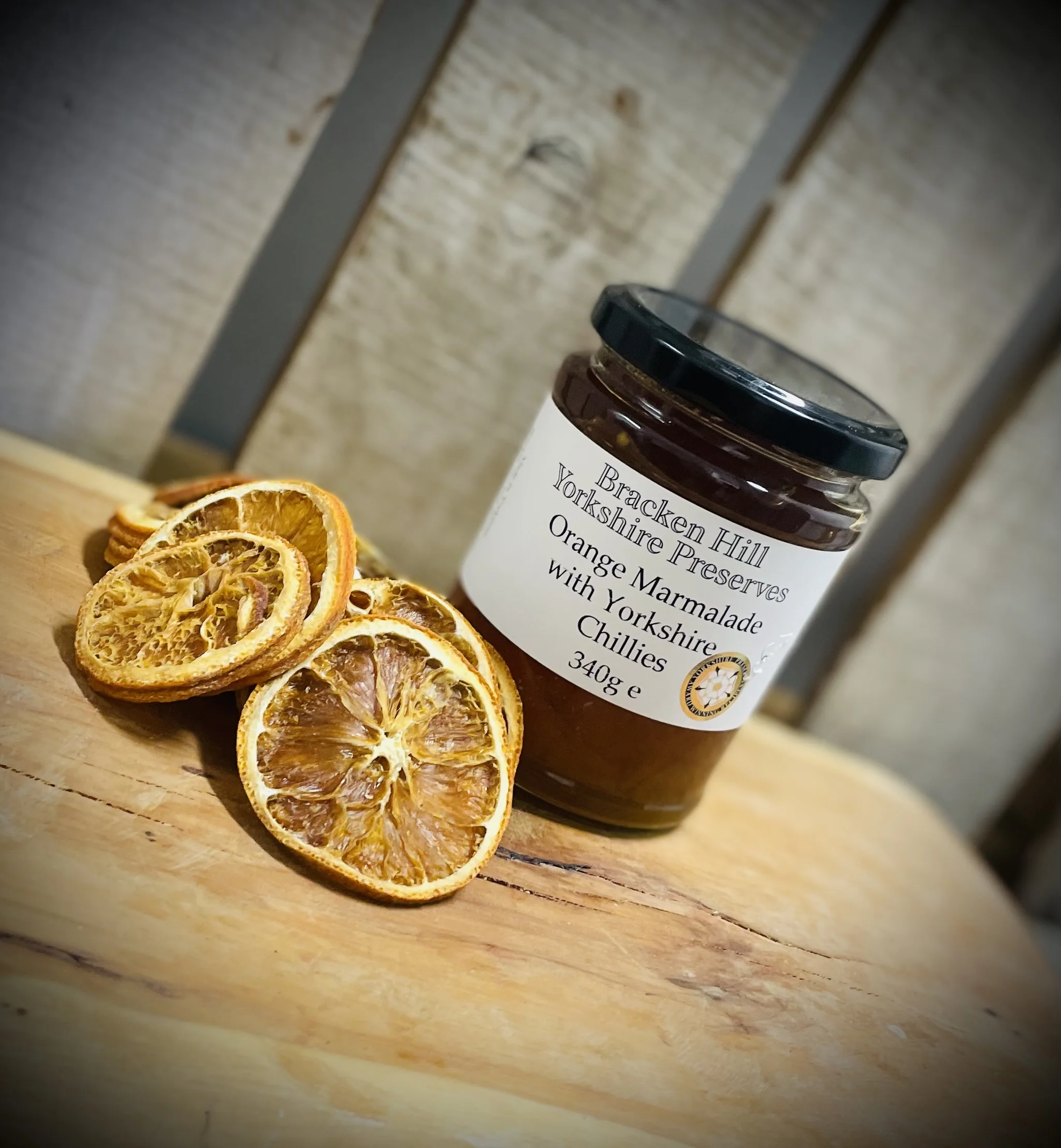 Bracken Hill Yorkshire Preserves Orange Marmalade with Yorkshire Chillies 340g