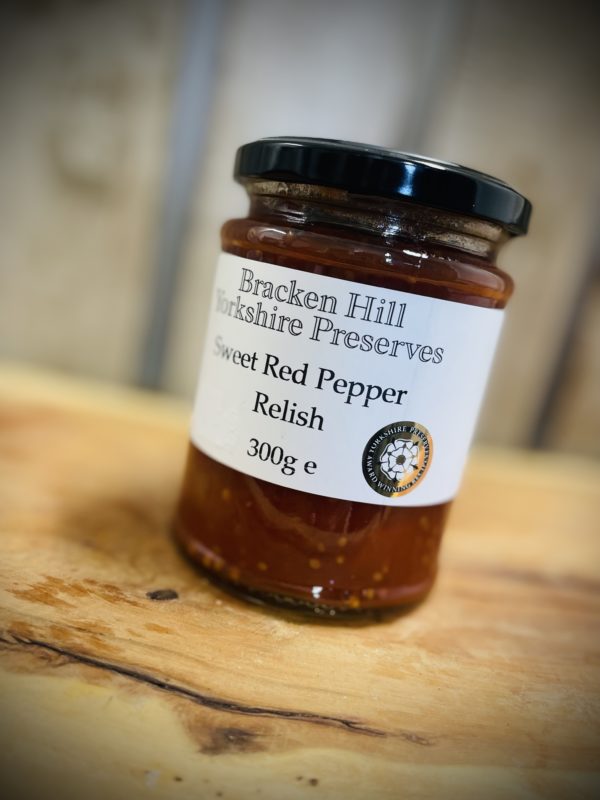 Bracken Hill Yorkshire Preserves Sweet Red Pepper Relish 300g