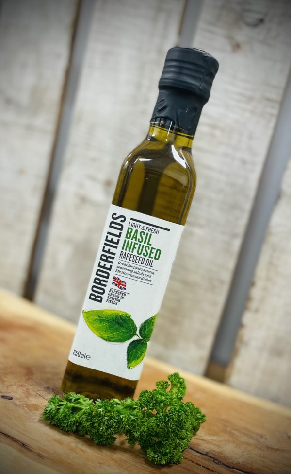 Borderfields - Basil Infused Olive Oil 250ml