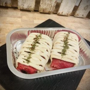Mushroom Stuffed Pork Fillets with Pastry Lattice