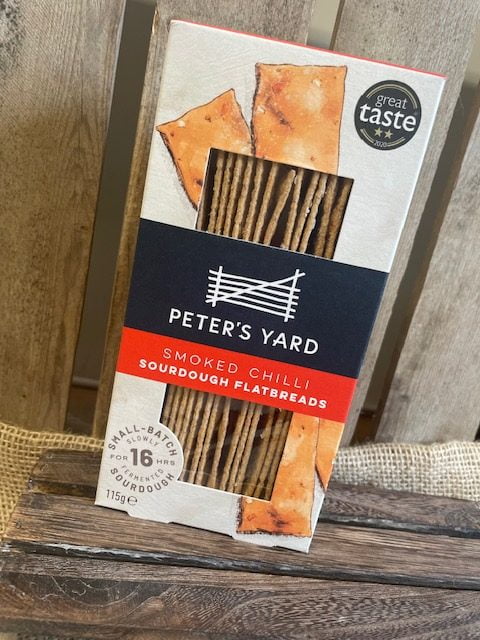 Peter's Yard Smoked Chilli Sourdough Flatbreads
